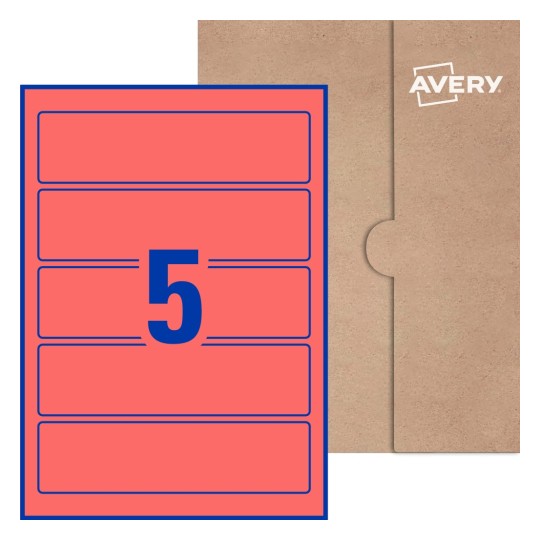 Rectangle Labels - 196 x 51mm Rectangle, Avery® Blank Labels 196x51-R