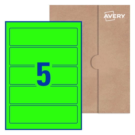 Rectangle Labels - 196 x 51mm Rectangle, Avery® Blank Labels 196x51-R