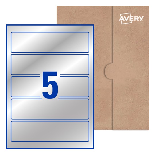 Rectangle Labels - 196 x 51mm Rectangle, Avery® Blank Labels 196x51-R