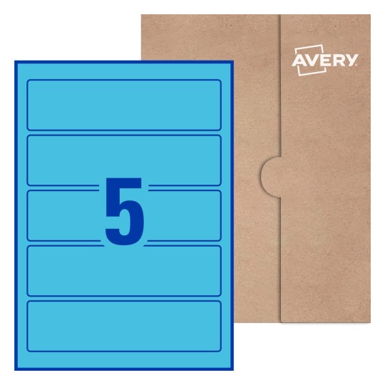 Rectangle Labels - 196 x 51mm Rectangle, Avery® Blank Labels 196x51-R