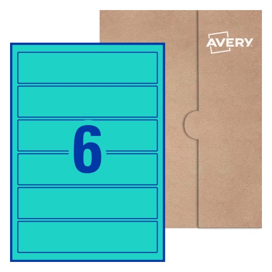 Rectangle Labels - 200 x 44.5mm Rectangle, Avery® Blank Labels 200x44-R