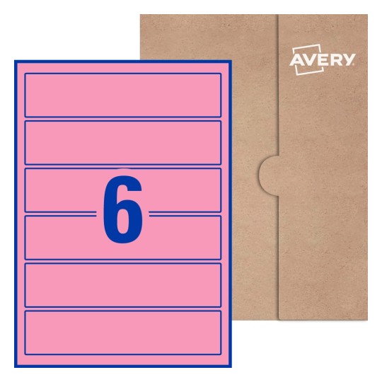 Rectangle Labels - 200 x 44.5mm Rectangle, Avery® Blank Labels 200x44-R