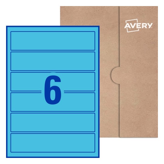 Rectangle Labels - 200 x 44.5mm Rectangle, Avery® Blank Labels 200x44-R