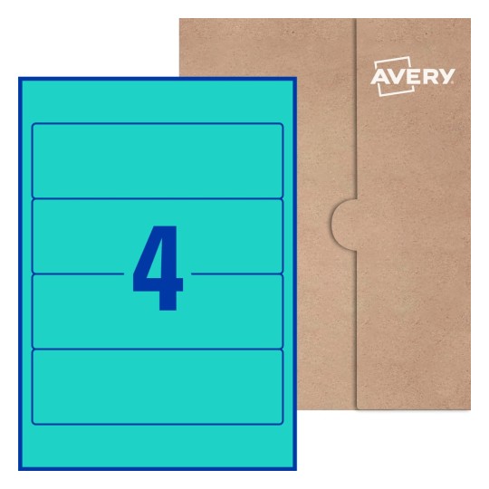 Rectangle Labels - 200 x 60mm Rectangle, Avery® Blank Labels 200x60-R