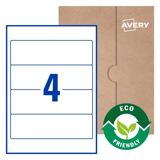 Rectangle Labels - 200 x 60mm Rectangle, Avery® Blank Labels 200x60-R