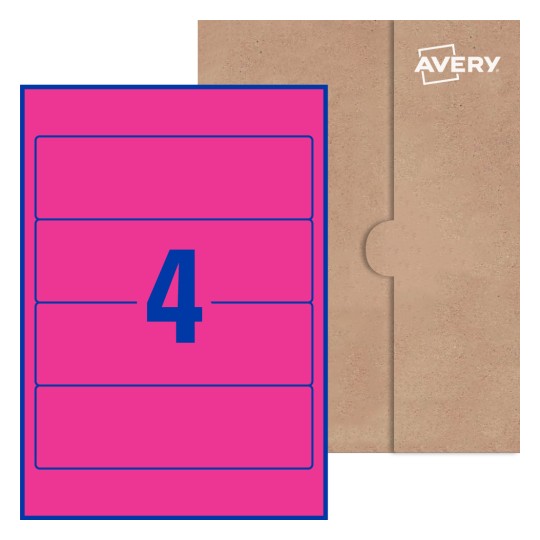 Rectangle Labels - 200 x 60mm Rectangle, Avery® Blank Labels 200x60-R