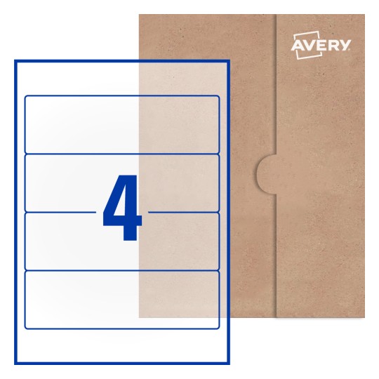 Rectangle Labels - 200 x 60mm Rectangle, Avery® Blank Labels 200x60-R