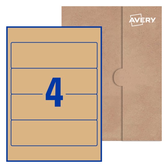 Rectangle Labels - 200 x 60mm Rectangle, Avery® Blank Labels 200x60-R