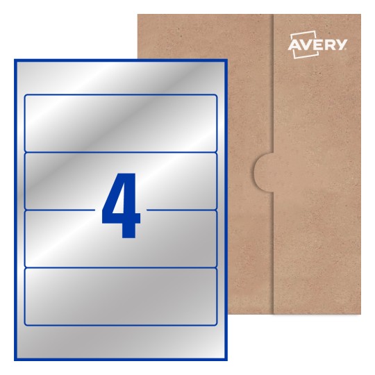 Rectangle Labels - 200 x 60mm Rectangle, Avery® Blank Labels 200x60-R