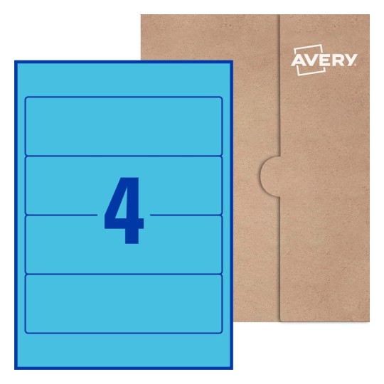 Rectangle Labels - 200 x 60mm Rectangle, Avery® Blank Labels 200x60-R