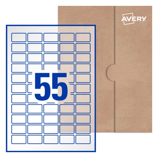 Rectangle Labels - 35.6 x 21.17mm Rectangle, Avery® Blank Labels 35x21-R