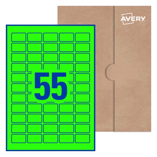 Rectangle Labels - 35.6 x 21.17mm Rectangle, Avery® Blank Labels 35x21-R