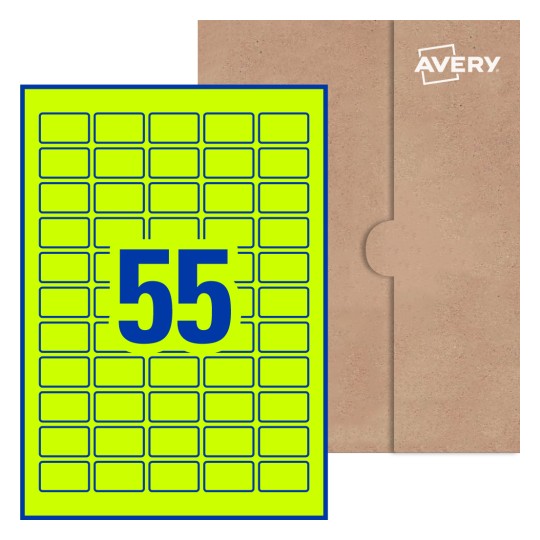 Rectangle Labels - 35.6 x 21.17mm Rectangle, Avery® Blank Labels 35x21-R