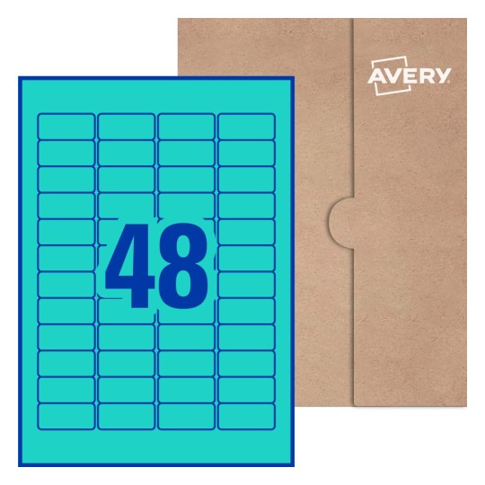Rectangle Labels - 45.7 x 21.2mm Rectangle, Avery® Blank Labels 45x21-R