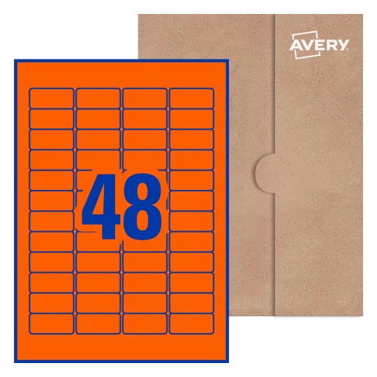 Rectangle Labels - 45.7 x 21.2mm Rectangle, Avery® Blank Labels 45x21-R