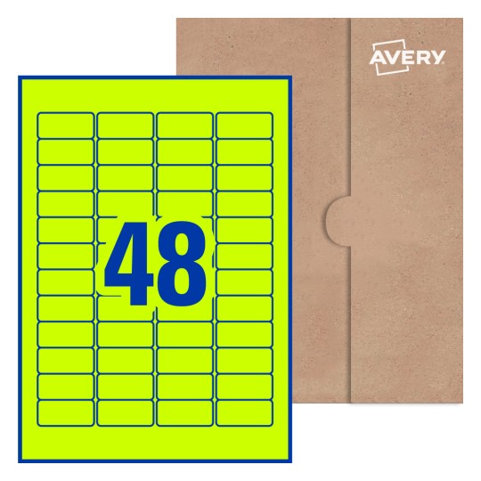 Rectangle Labels - 45.7 x 21.2mm Rectangle, Avery® Blank Labels 45x21-R