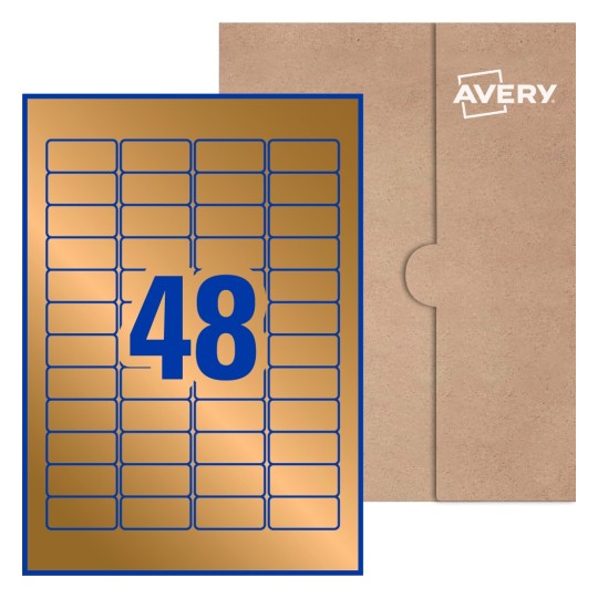 Rectangle Labels - 45.7 x 21.2mm Rectangle, Avery® Blank Labels 45x21-R
