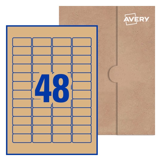 Rectangle Labels - 45.7 x 21.2mm Rectangle, Avery® Blank Labels 45x21-R