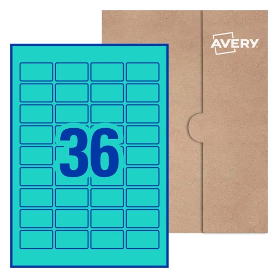 Rectangle Labels - 45.7 x 25.4mm Rectangle, Avery® Blank Labels 45x25-R