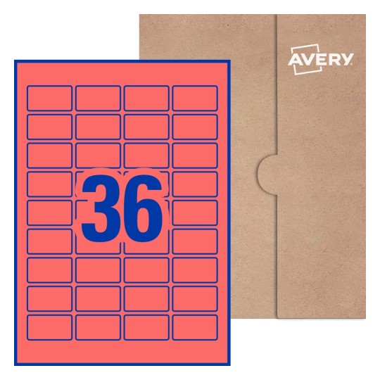 Rectangle Labels - 45.7 x 25.4mm Rectangle, Avery® Blank Labels 45x25-R