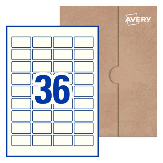 Rectangle Labels - 45.7 x 25.4mm Rectangle, Avery® Blank Labels 45x25-R