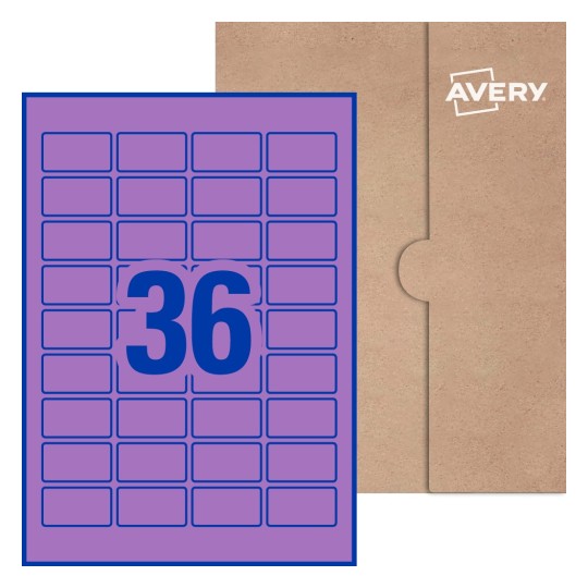 Rectangle Labels - 45.7 x 25.4mm Rectangle, Avery® Blank Labels 45x25-R
