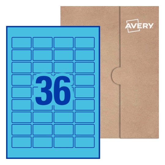 Rectangle Labels - 45.7 x 25.4mm Rectangle, Avery® Blank Labels 45x25-R