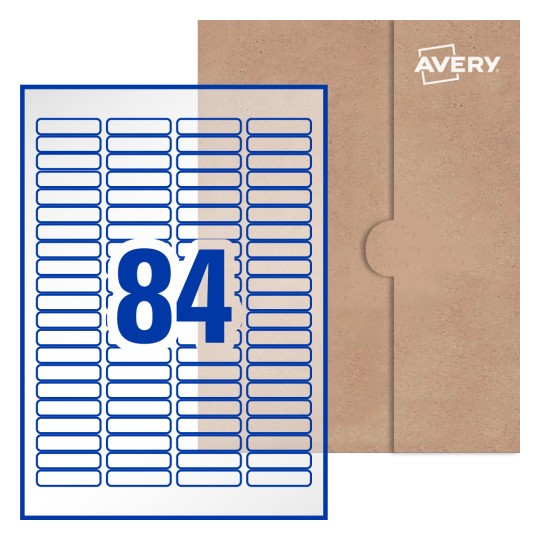Rectangle Labels - 46 x 11.11mm Rectangle, Avery® Blank Labels 46x11-R