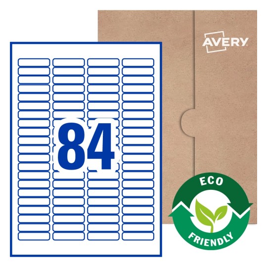 Rectangle Labels - 46 x 11.11mm Rectangle, Avery® Blank Labels 46x11-R