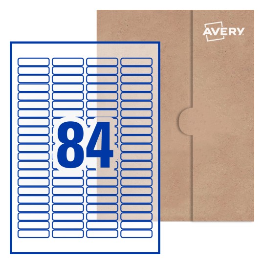 Rectangle Labels - 46 x 11.11mm Rectangle, Avery® Blank Labels 46x11-R
