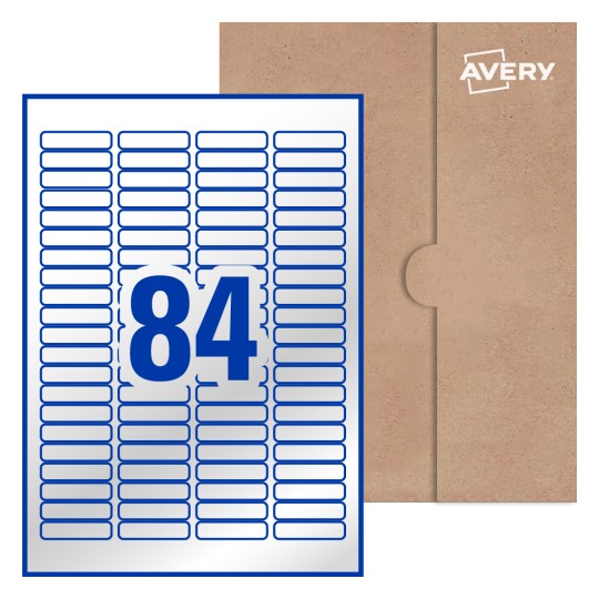 Rectangle Labels - 46 x 11.11mm Rectangle, Avery® Blank Labels 46x11-R