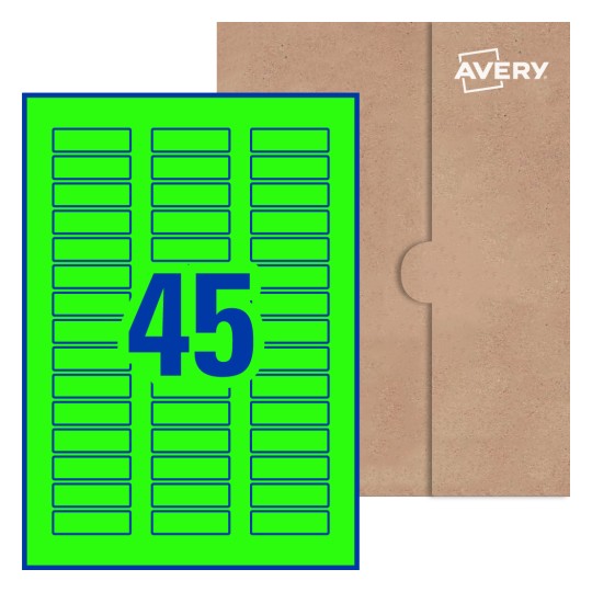 Rectangle Labels - 51 x 15mm Rectangle, Avery® Blank Labels 51x15-R