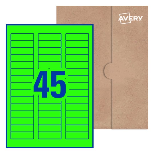 Rectangle Labels - 58 x 17.8mm Rectangle, Avery® Blank Labels 58x17-R