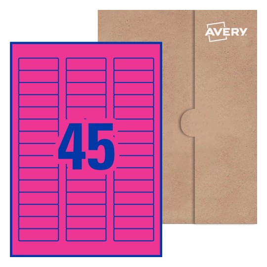 Rectangle Labels - 58 x 17.8mm Rectangle, Avery® Blank Labels 58x17-R