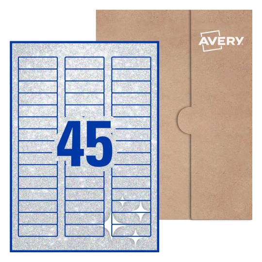 Rectangle Labels - 58 x 17.8mm Rectangle, Avery® Blank Labels 58x17-R