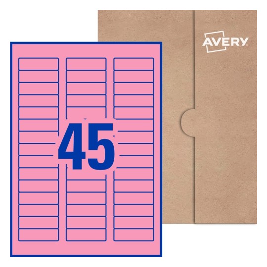 Rectangle Labels - 58 x 17.8mm Rectangle, Avery® Blank Labels 58x17-R