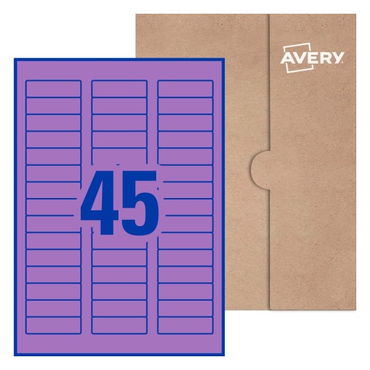 Rectangle Labels - 58 x 17.8mm Rectangle, Avery® Blank Labels 58x17-R