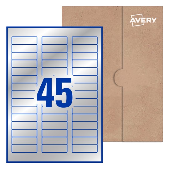 Rectangle Labels - 58 x 17.8mm Rectangle, Avery® Blank Labels 58x17-R
