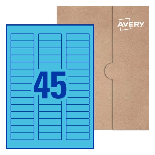 Rectangle Labels - 58 x 17.8mm Rectangle, Avery® Blank Labels 58x17-R
