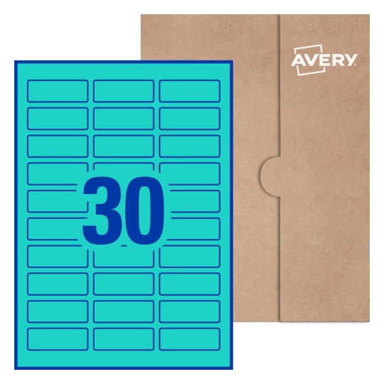 Rectangle Labels - 61 x 22mm Rectangle, Avery® Blank Labels 61x22-R