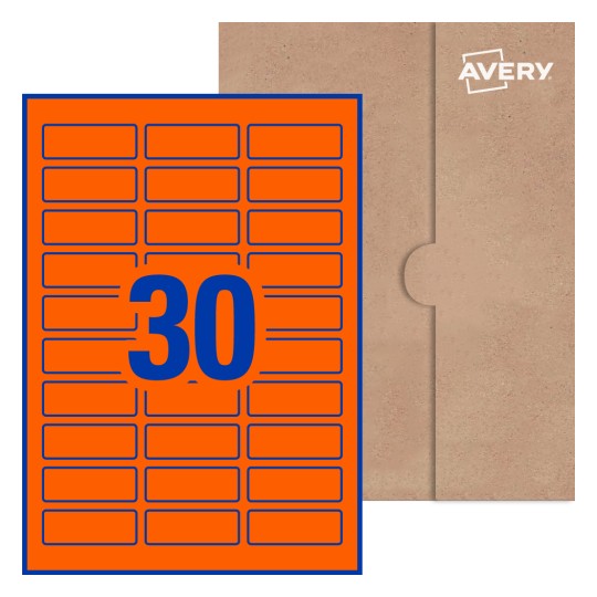 Rectangle Labels - 61 x 22mm Rectangle, Avery® Blank Labels 61x22-R