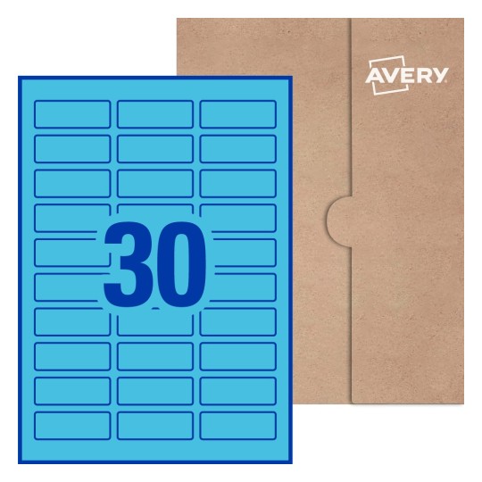 Rectangle Labels - 61 x 22mm Rectangle, Avery® Blank Labels 61x22-R