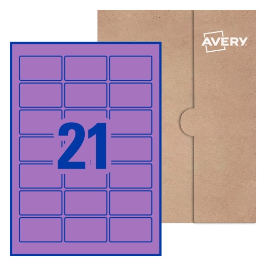 Rectangle Labels - 62 x 35.5mm Rectangle, Avery® Blank Labels 62x35-R