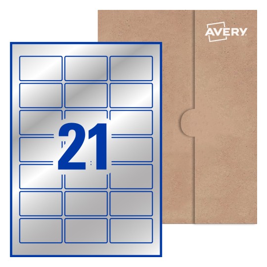 Rectangle Labels - 62 x 35.5mm Rectangle, Avery® Blank Labels 62x35-R