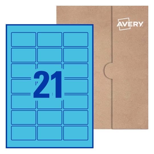 Rectangle Labels - 62 x 35.5mm Rectangle, Avery® Blank Labels 62x35-R