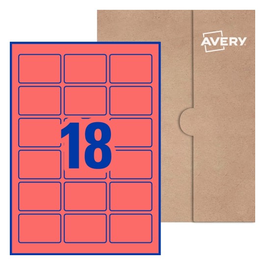 Rectangle Labels - 62 x 42mm Rectangle, Avery® Blank Labels 62x42-R