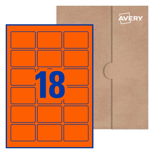 Rectangle Labels - 62 x 42mm Rectangle, Avery® Blank Labels 62x42-R