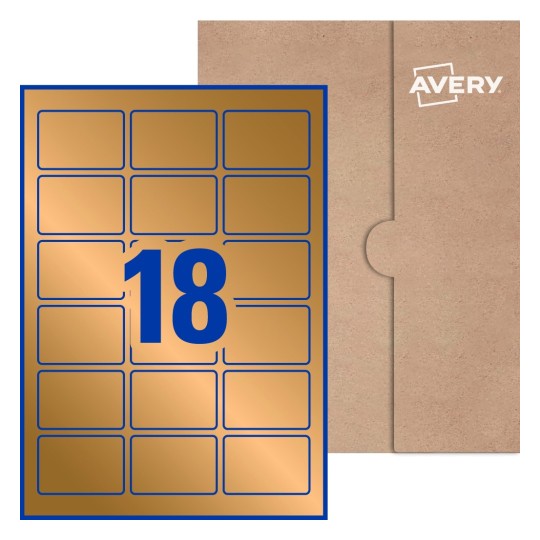 Rectangle Labels - 62 x 42mm Rectangle, Avery® Blank Labels 62x42-R