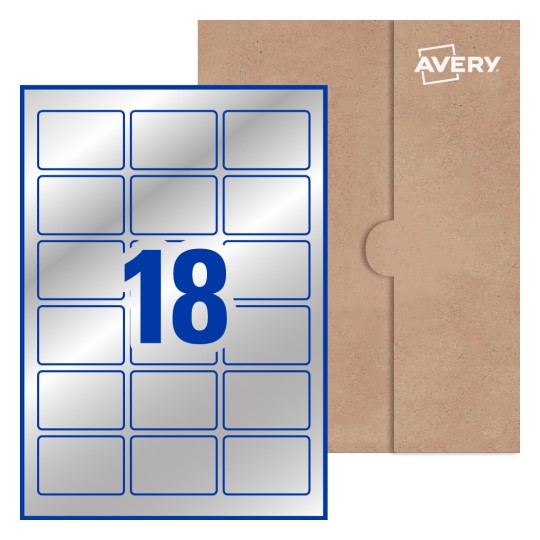 Rectangle Labels - 62 x 42mm Rectangle, Avery® Blank Labels 62x42-R