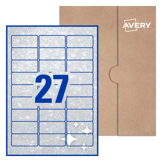 Rectangle Labels - 63.5 x 29.6mm Rectangle, Avery® Blank Labels 63x29-R